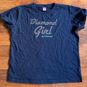 Neil Diamond, Diamond Girl T-shirt XL Navy Blue